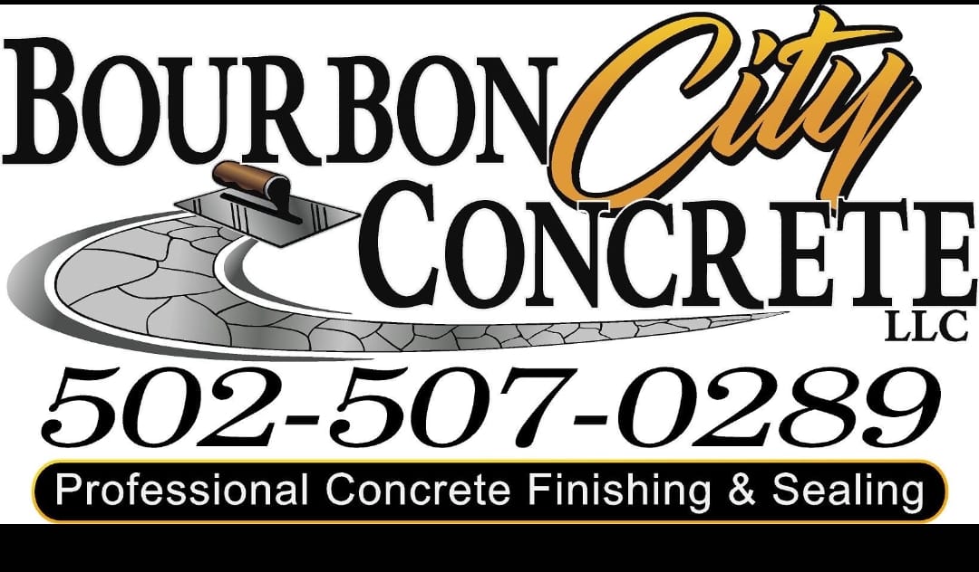 Bourbon City Concrete Logo